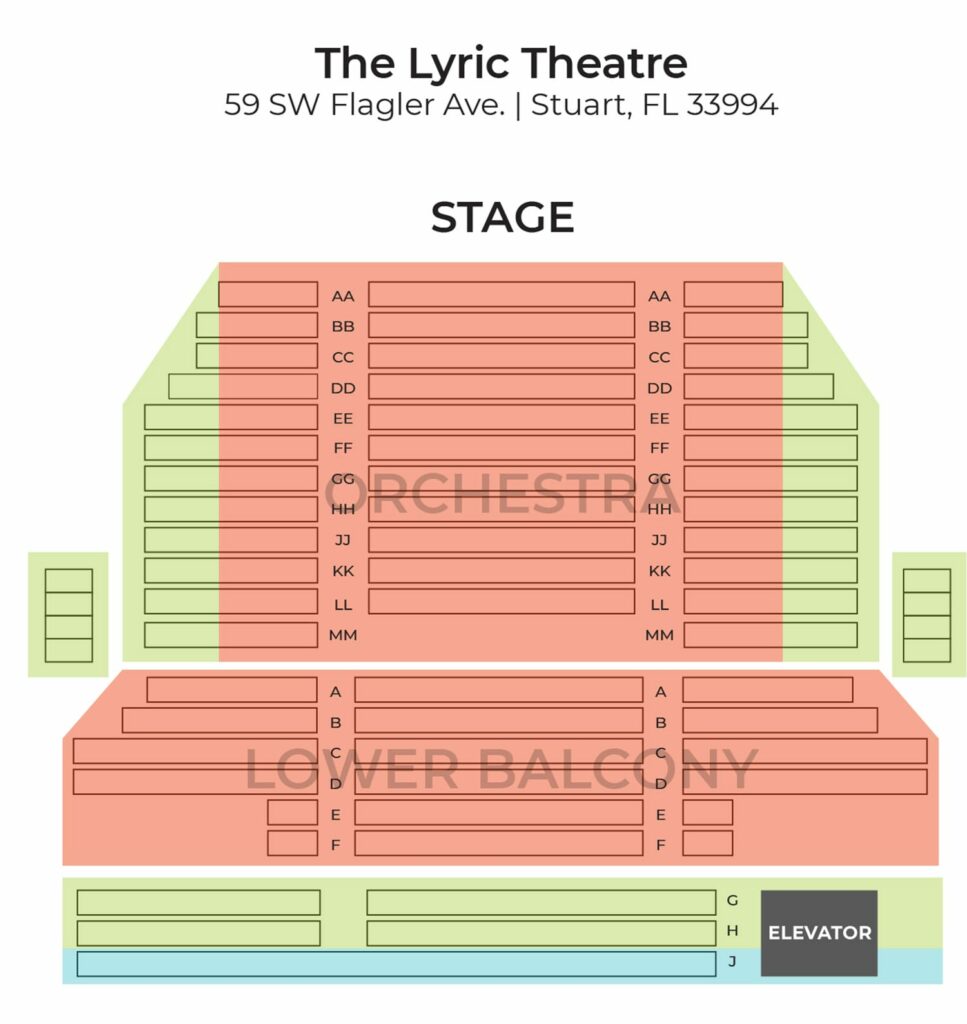 Lyric Theatre Seating View